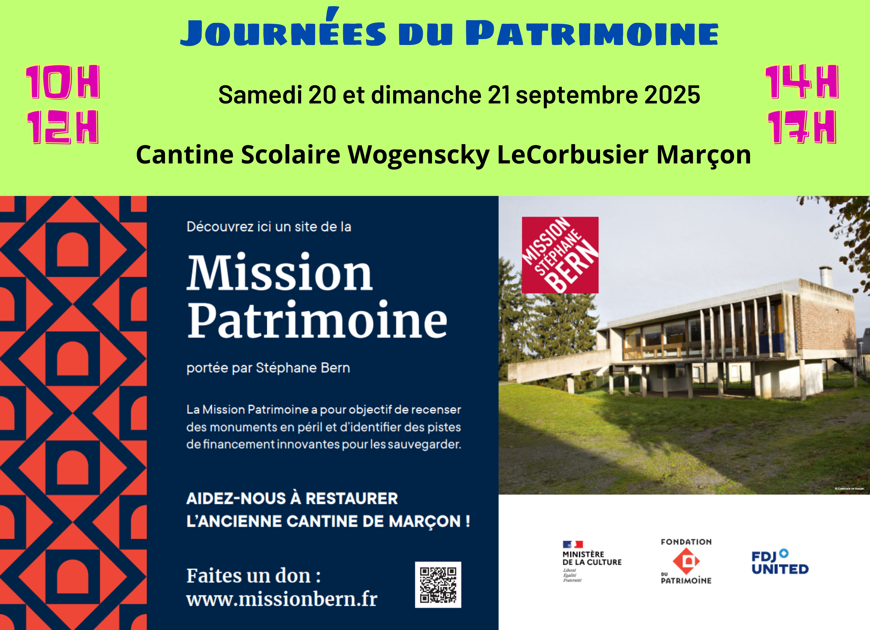 Affiche jours du patrimoine