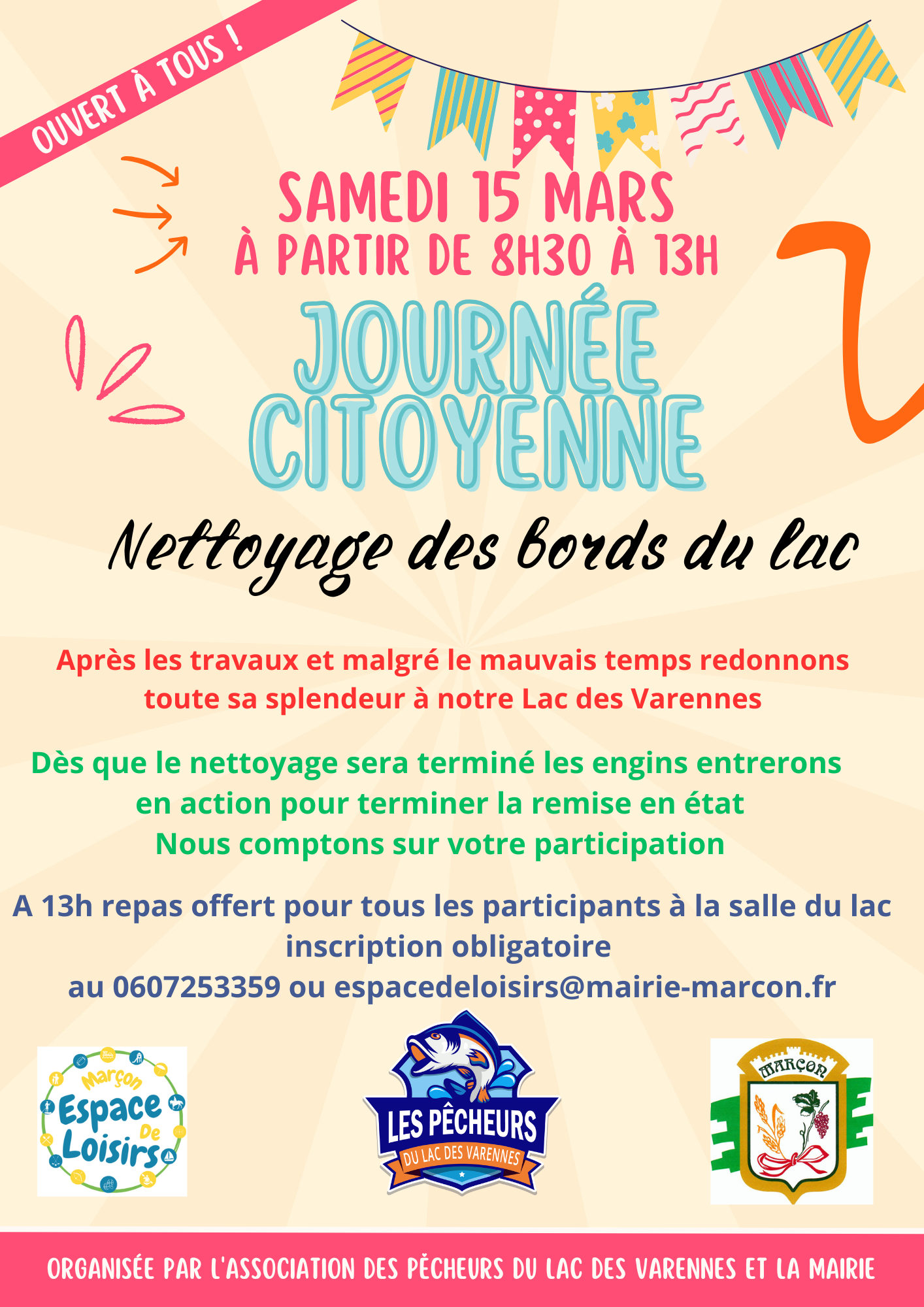 samedi 15 mars partir de 8H30