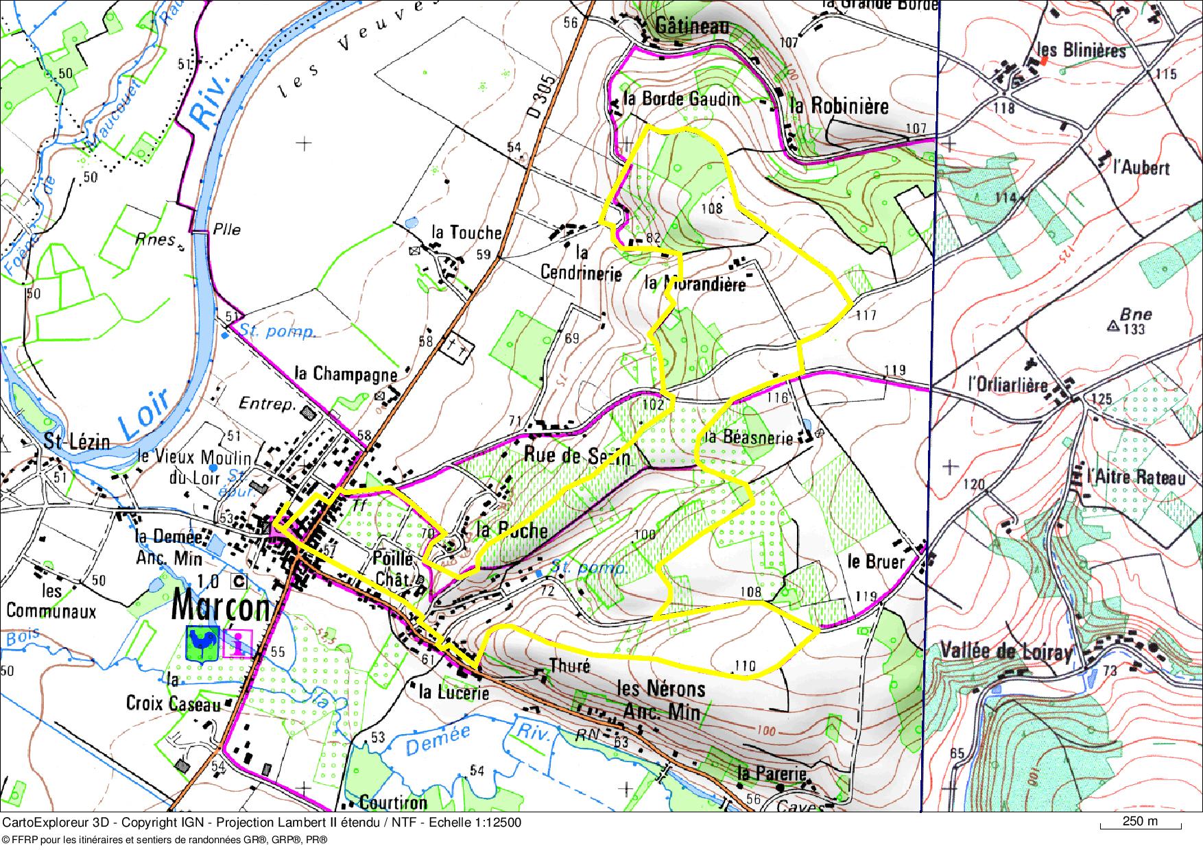 Parcours Anaïs 8.150km 